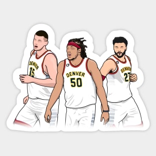 Denver trio Sticker